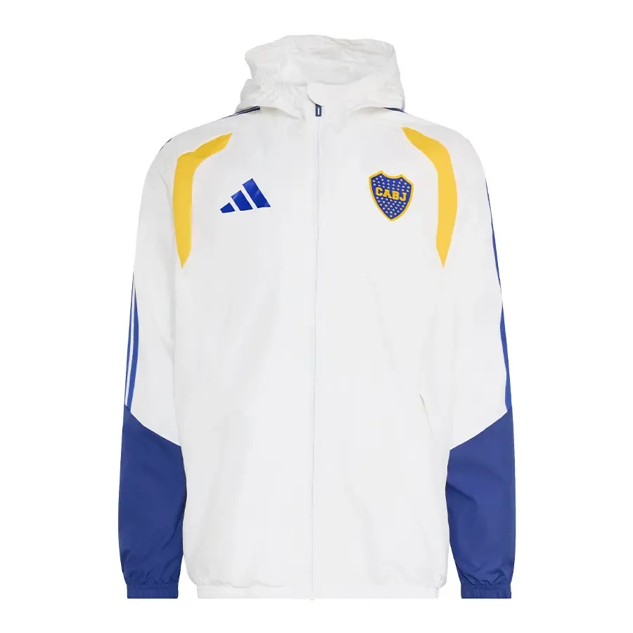 Imagen 2 de 5 de Campera adidas Boca Juniors Tiro26 Competition All Weather-BLANCO/AZUL/AMARILLO
