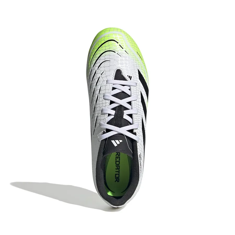 Imagen 3 de 7 de Botines adidas Predator League Fg-BLANCO/NEGRO/AMARILLO FLUOR