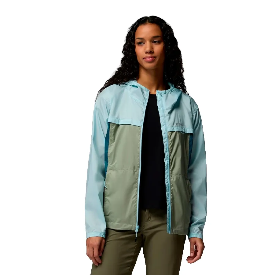 Imagen 2 de 8 de Campera Columbia Crested Canyon-VERDE SECO/CELESTE/AZUL
