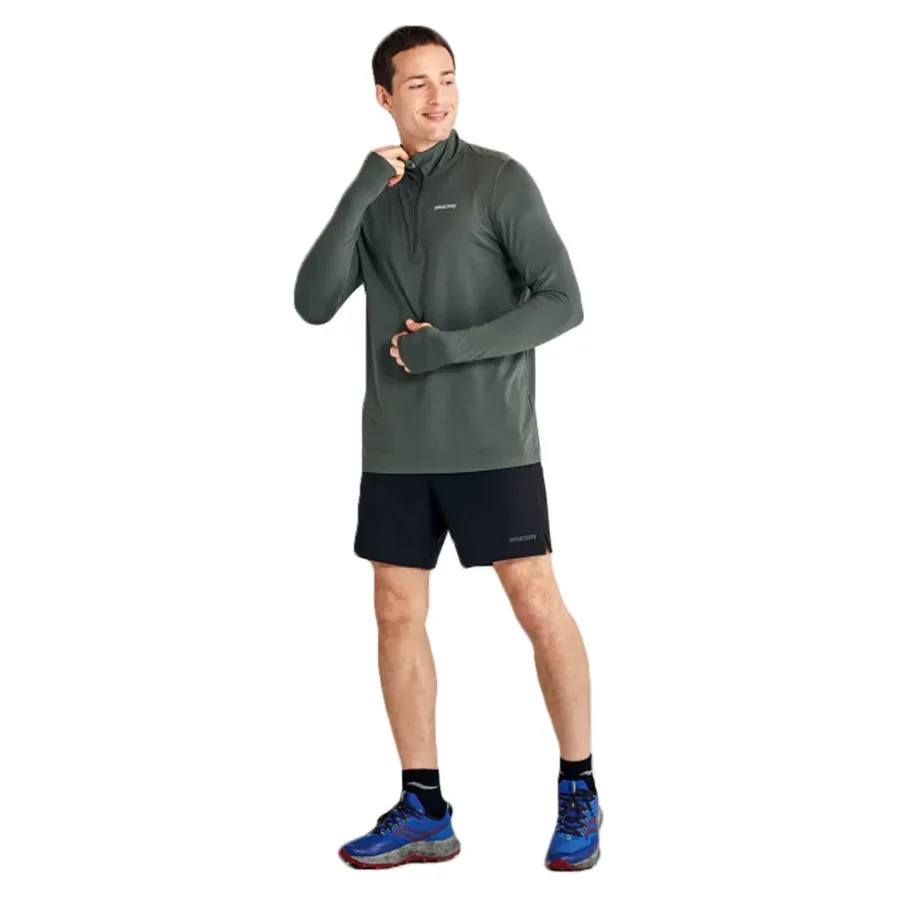 Imagen 2 de 6 de Buzo Saucony Solstice-VERDE MILITAR