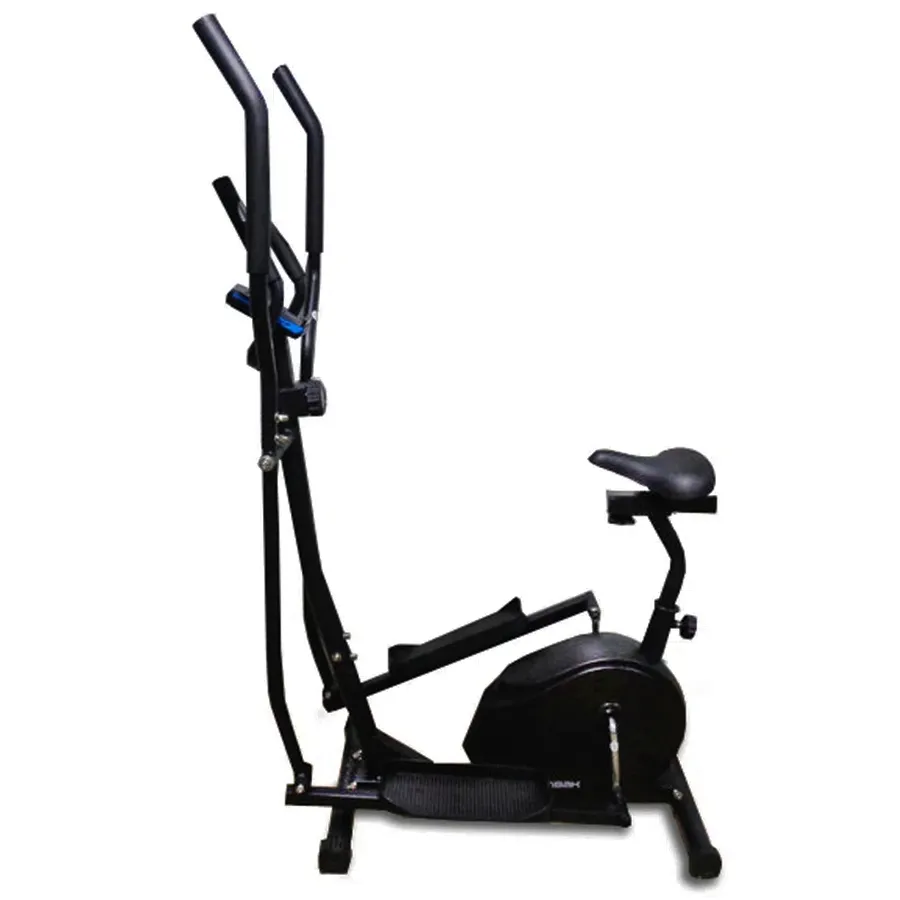 Imagen 1 de 3 de Ranbak Caminadora Eliptica 100Kg Disco 4Kg 8 Niveles-NEGRO