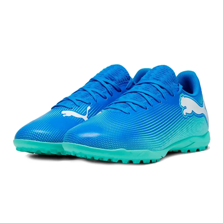 Imagen 1 de 6 de Botines Puma Future 7 Play TT-AZUL/AQUA/BLANCO