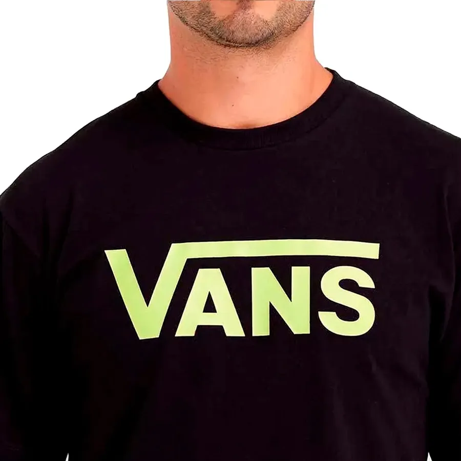 Imagen 3 de 4 de Remera Vans Classic-NEGRO/AMARILLO