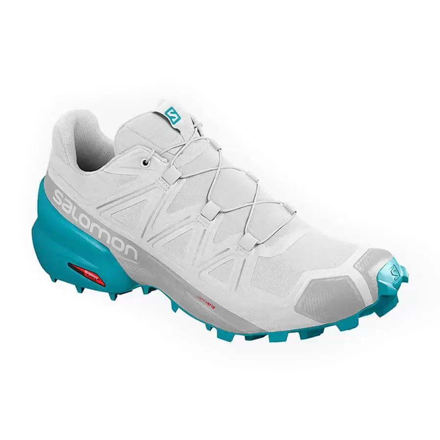 Imagen 3 de 5 de Zapatillas Salomon Speedcross 5 W-BLANCO/AQUA/GRIS