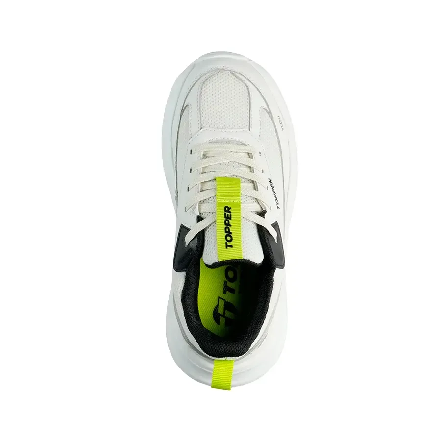 Imagen 2 de 4 de Zapatillas Topper Yuzu-BLANCO/NEGRO/LIMA