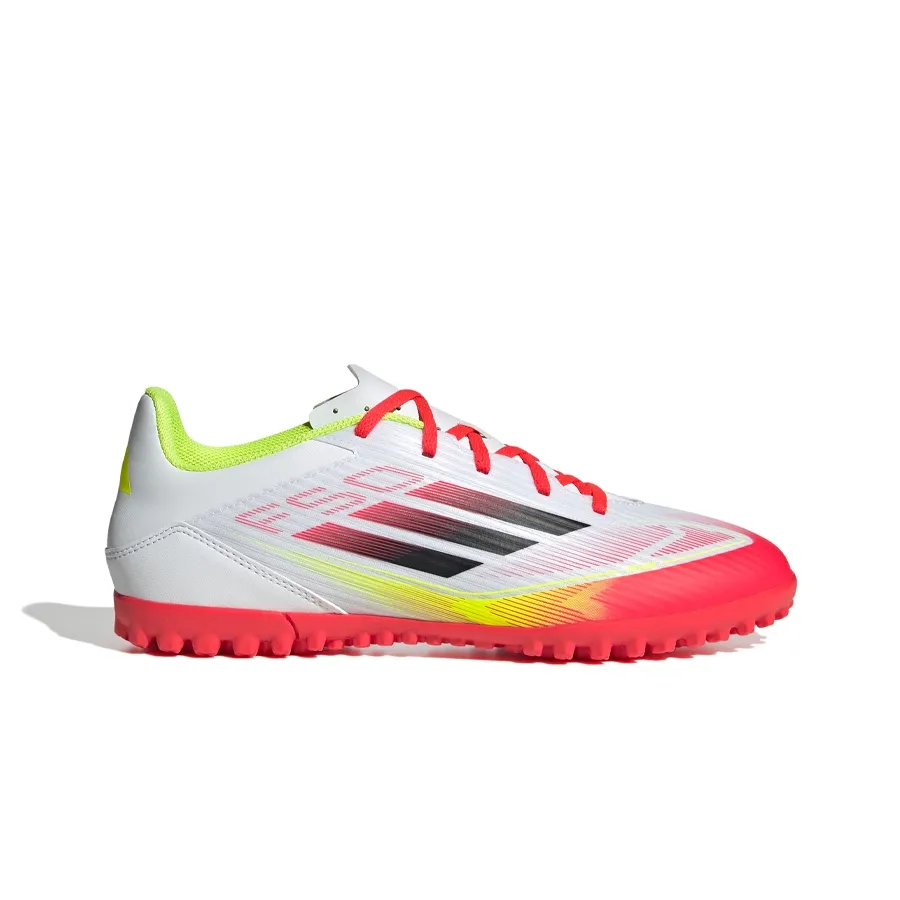 Imagen 0 de 8 de Botines adidas F50 Club Tf-BLANCO/CORAL FLUOR/NEGRO