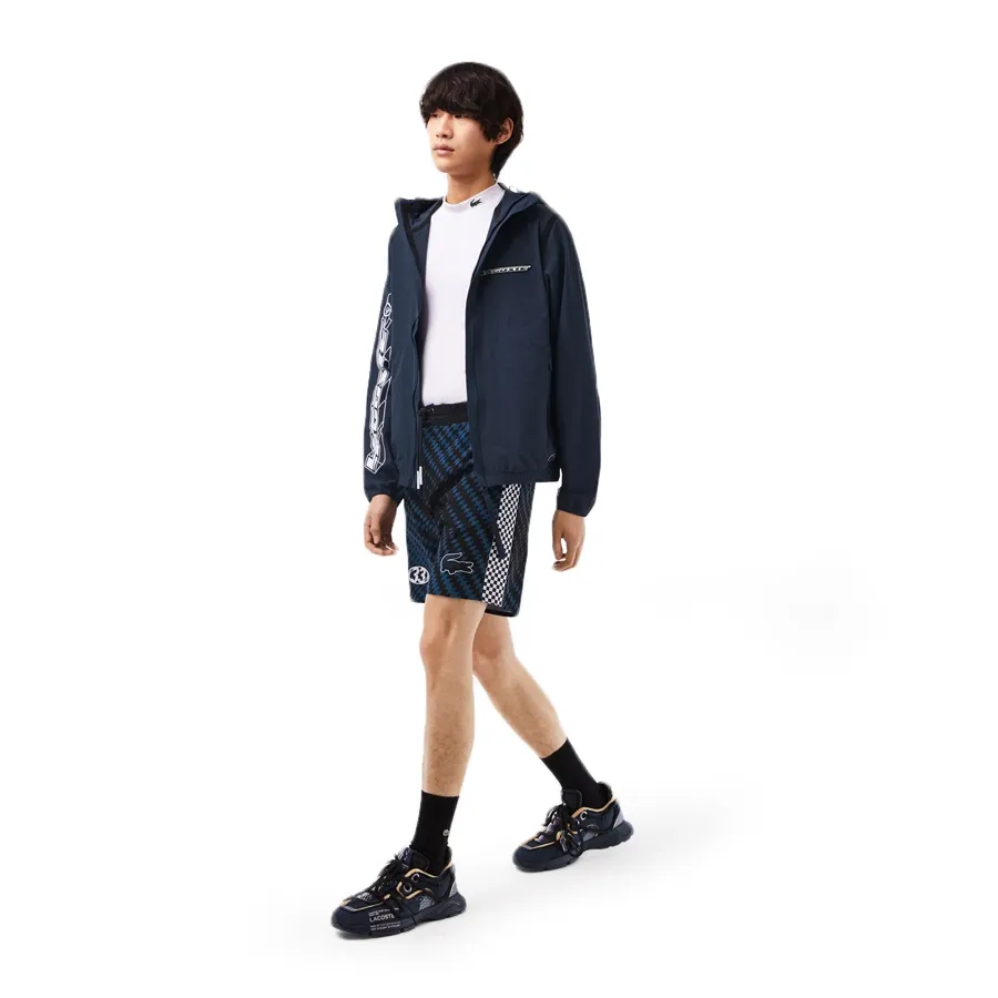 Imagen 3 de 7 de Campera Lacoste streetwear-MARINO/BLANCO