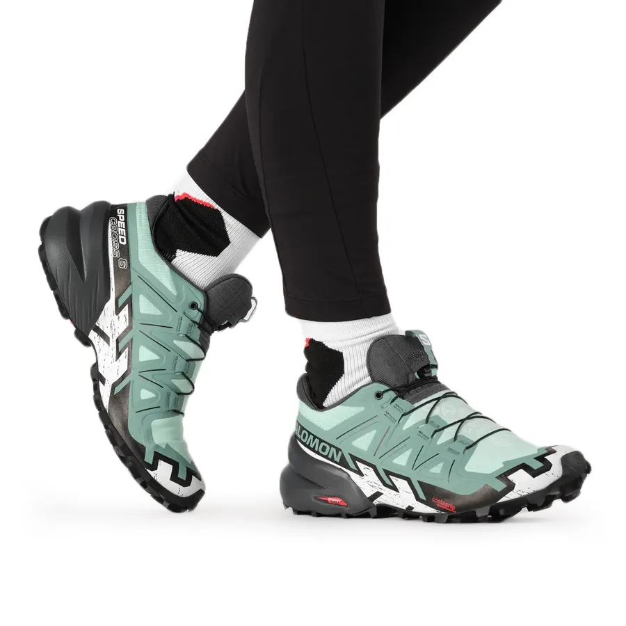 Imagen 4 de 7 de Zapatillas Salomon Speedcross 6-VERDE AGUA/NEGRO/BLANCO