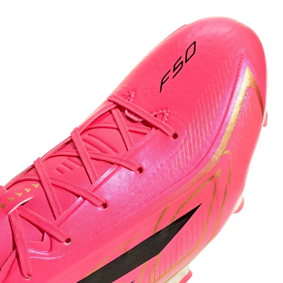 Imagen 4 de 6 de Botines adidas F50 Hyperfast League Fg-FUCSIA/BLANCO/NEGRO
