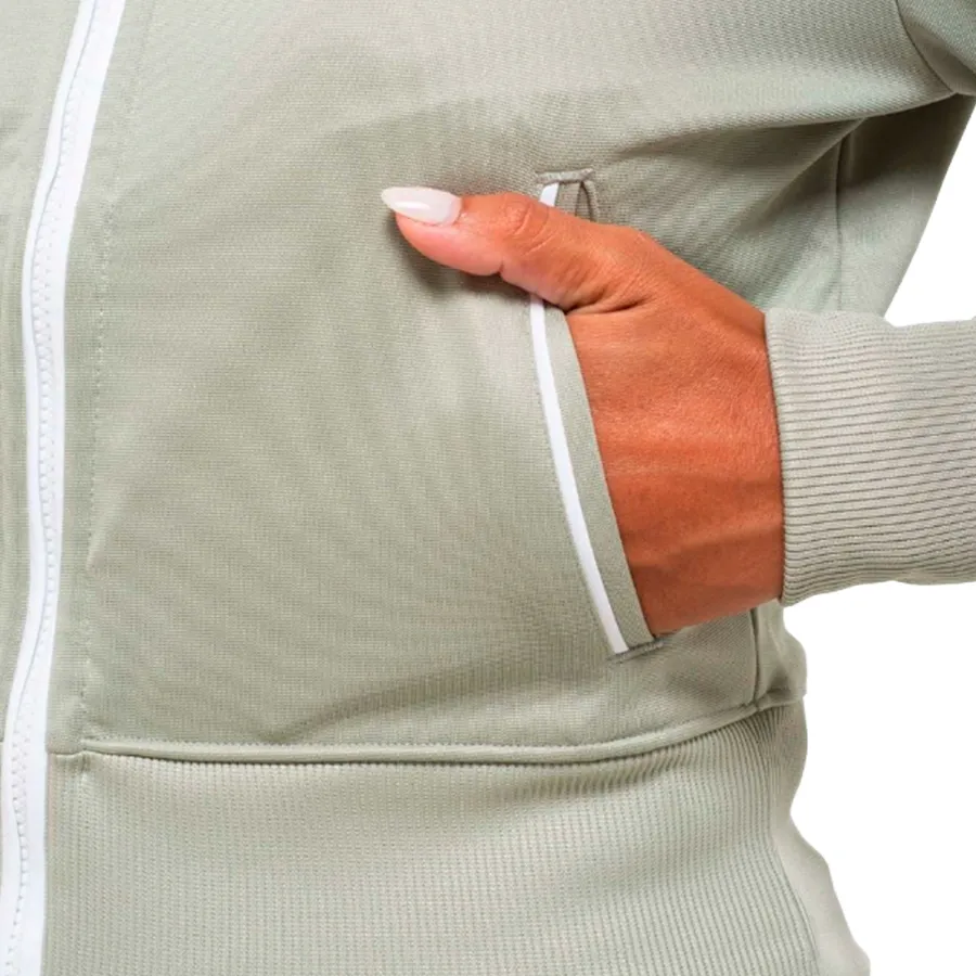 Imagen 3 de 4 de Campera Fila Comfort Tennis Match-VERDE SECO/BLANCO