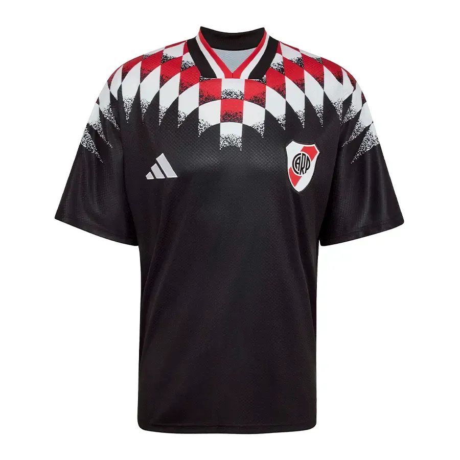 Imagen 2 de 6 de Camiseta adidas River Plate Stadium-NEGRO/ROJO/BLANCO
