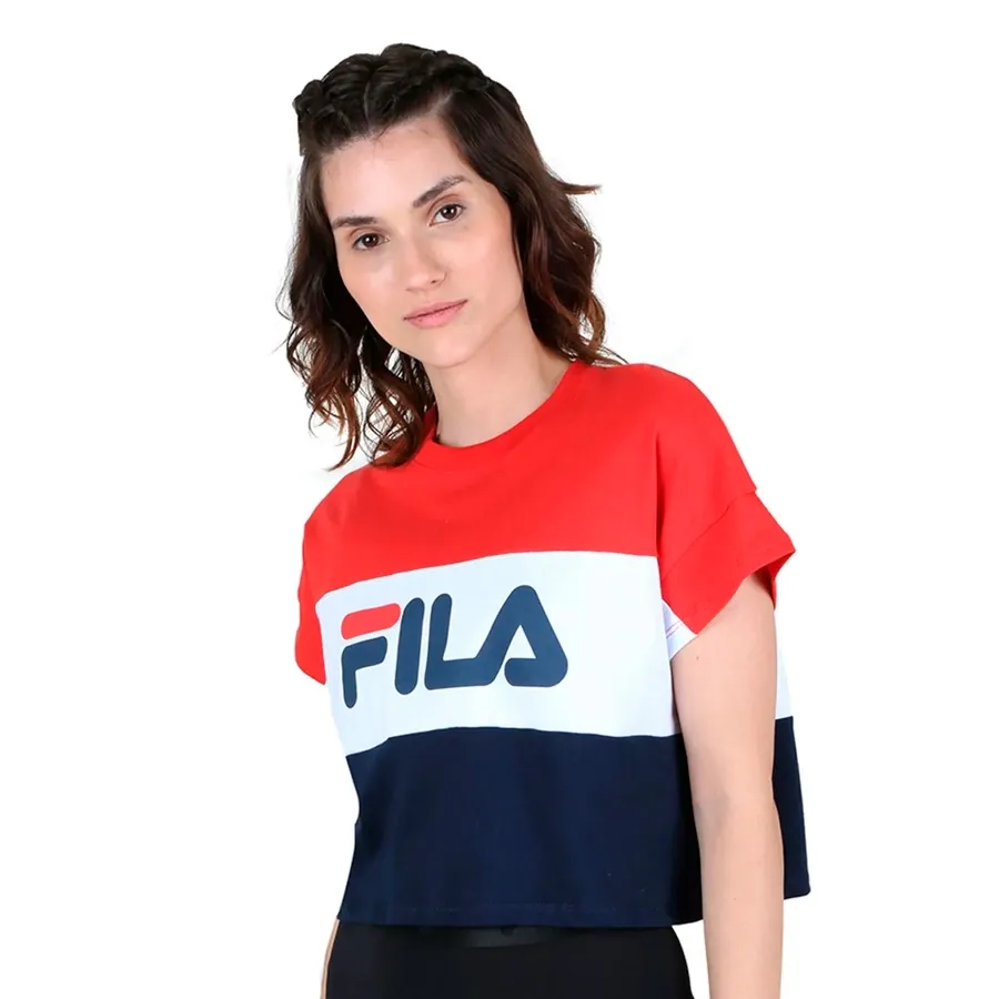 Imagen 0 de 3 de Remera Fila Maya II-ROJO/BLANCO/MARINO