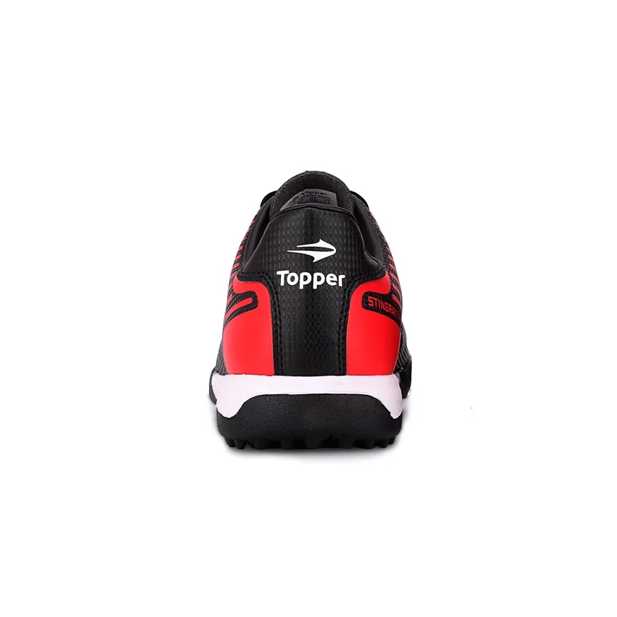 Imagen 3 de 6 de Botines Topper Stingray II Match 1 Tf-NEGRO/ROJO