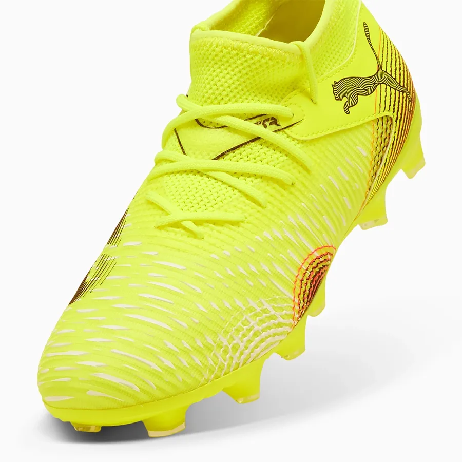 Imagen 5 de 6 de Botines Puma Future 8 Match Fg/Ag Jr-AMARILLO FLUOR/NEGRO