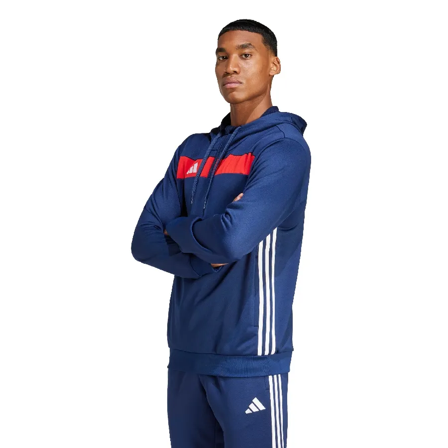 Imagen 1 de 5 de Buzo adidas Tiro 25 Essentials-AZUL MARINO/ROJO