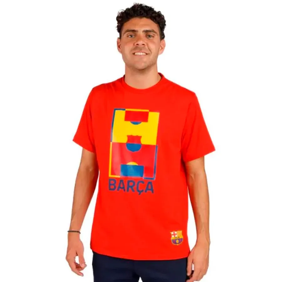 Imagen 0 de 3 de Remera DRB Barcelona-ROJO/NARANJA
