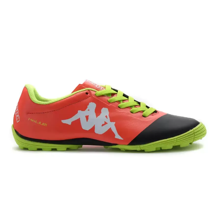 Imagen 4 de 5 de Botines Kappa 4 Soccer Helium Base Tg-NEGRO/NARANJA/LIMA