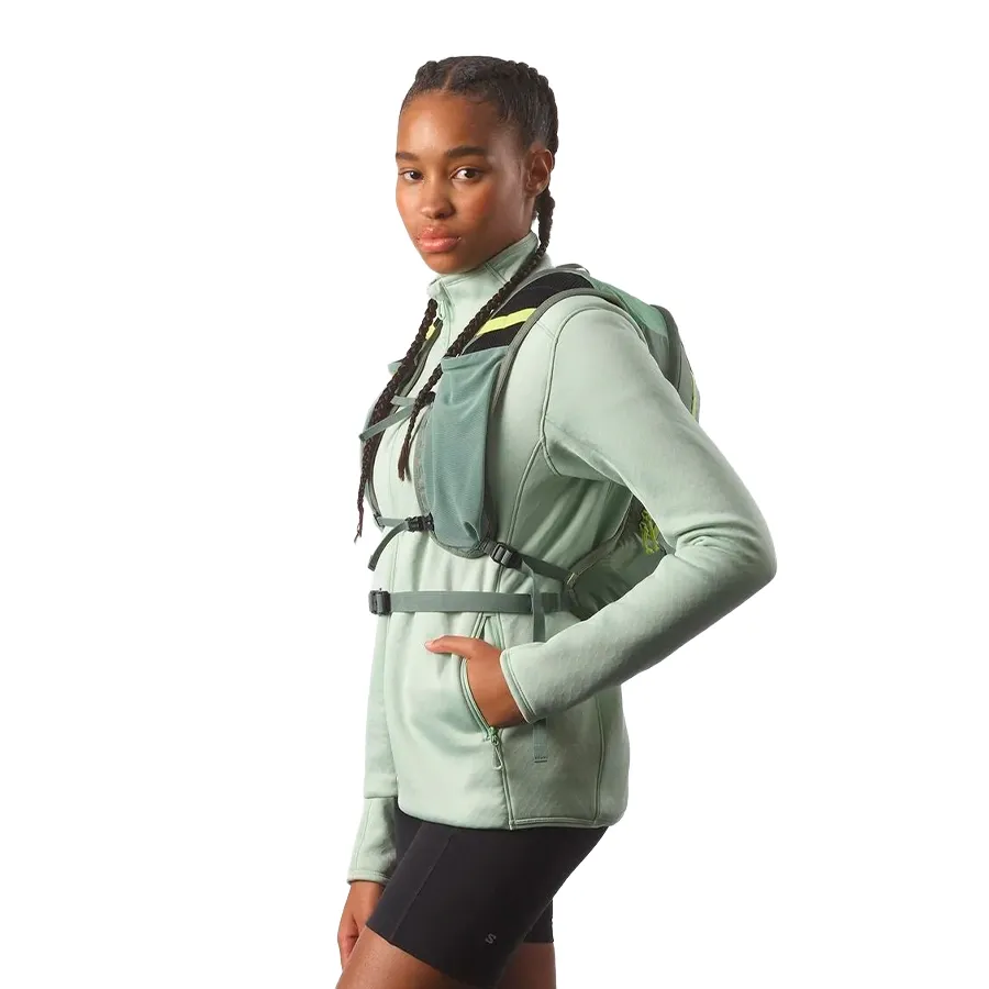 Imagen 2 de 4 de Mochila Salomon Cross 8-VERDE/AMARILLO/NEGRO