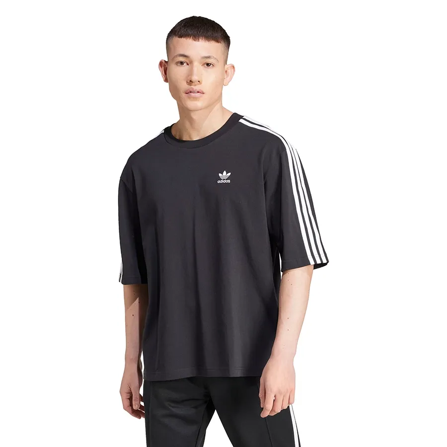 Imagen 0 de 4 de Remera adidas originals Adicolor Oversized Tee-NEGRO/BLANCO