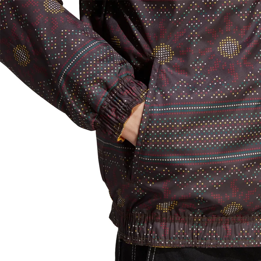 Imagen 6 de 7 de Campera adidas Reversible Anthem Jamaica-AMARILLO/NEGRO