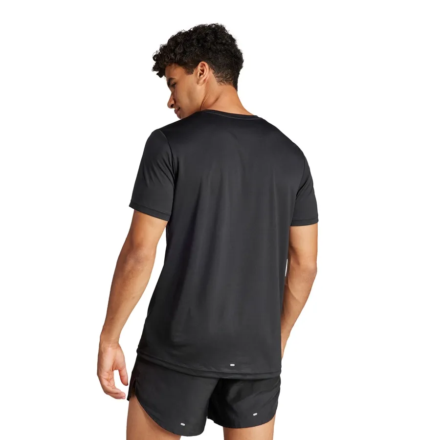 Imagen 2 de 5 de Remera adidas Run It-NEGRO/BLANCO