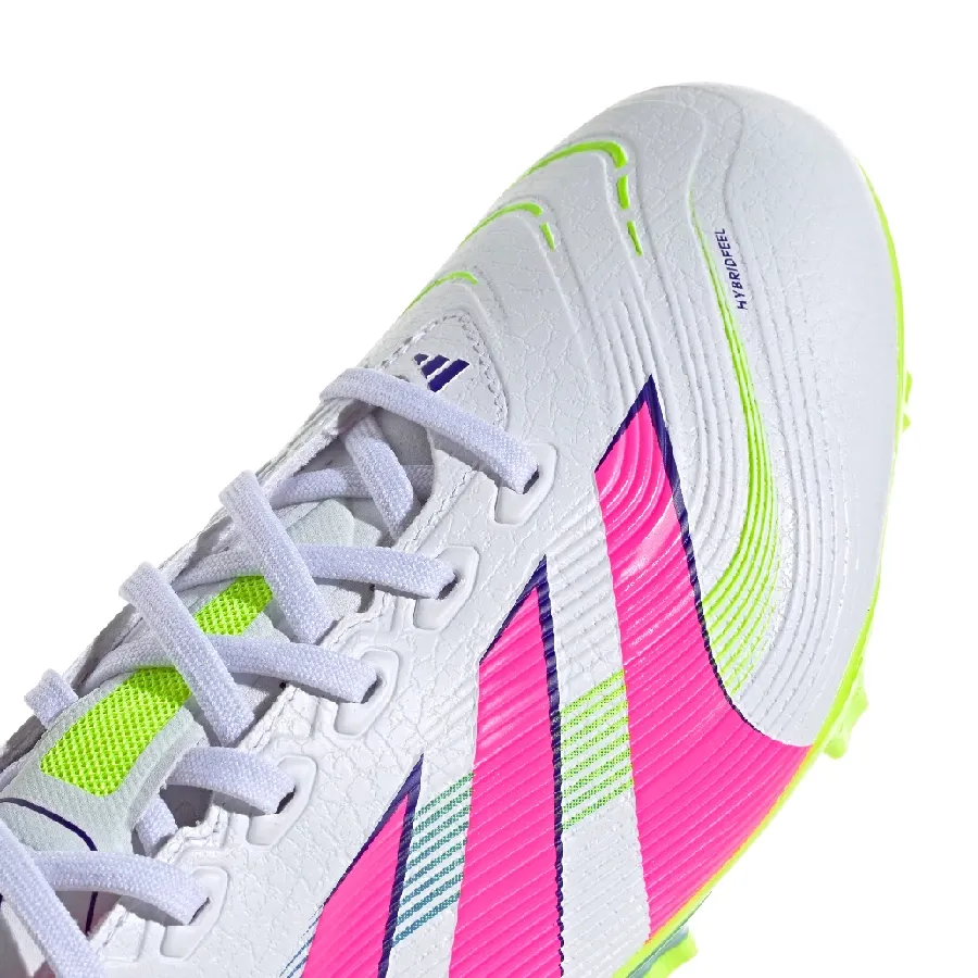 Imagen 5 de 7 de Botines adidas Predator league Fg-BLANCO/ROSA FLUOR/AMARILLO FLUOR