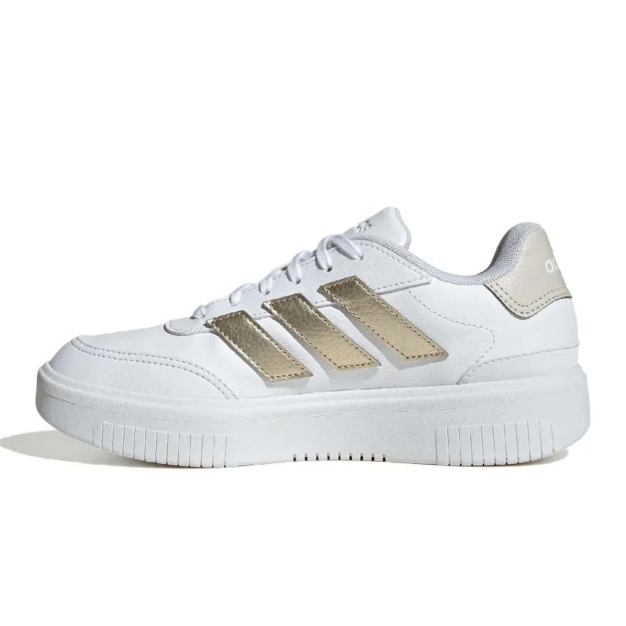 Imagen 2 de 7 de Zapatillas adidas Courtblock Bold-BLANCO/DORADO