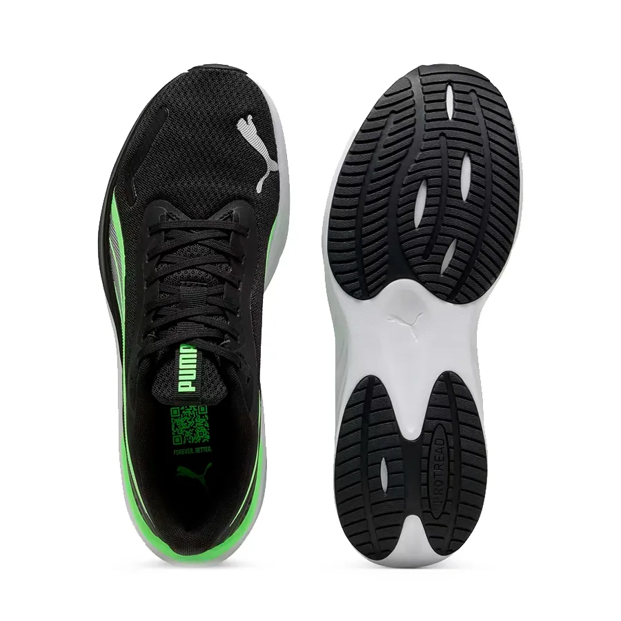 Imagen 3 de 6 de Zapatillas Puma Pounce Lite-NEGRO/VERDE FLUOR
