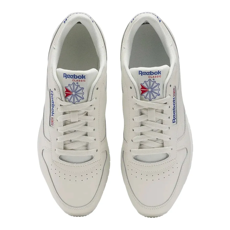 Imagen 2 de 4 de Zapatillas Reebok Classic Leather-CRUDO/AZUL
