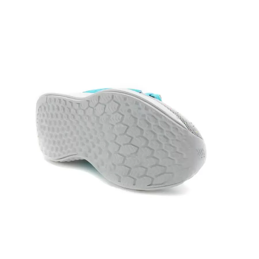 Imagen 2 de 3 de Zapatillas New Balance Kj Cruzs Junior-GRIS/CELESTE