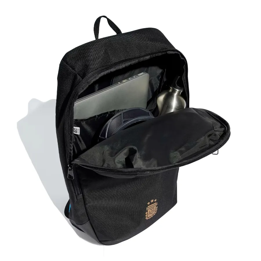 Imagen 1 de 4 de Mochila Adidas Selección Argentina-NEGRO/CELESTE