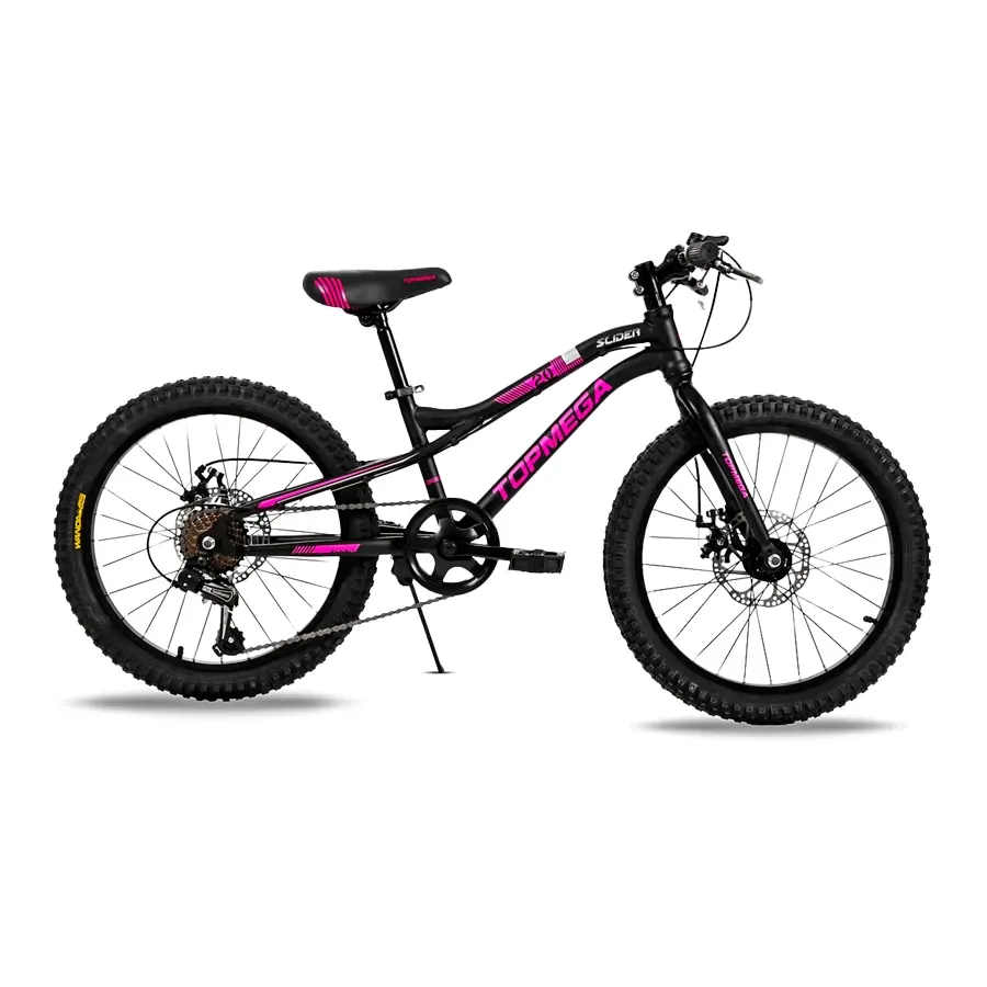 Imagen 0 de 7 de Bicicleta TopMega Slider R20 7V-NEGRO/FUCSIA
