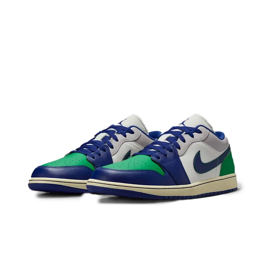 Imagen 2 de 8 de Zapatillas Nike Air Jordan 1 Low-BLANCO/AZUL/VERDE