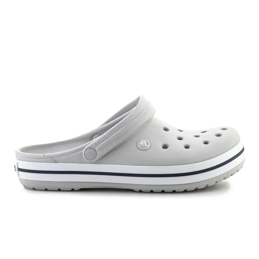 Imagen 0 de 6 de Ojotas Crocs Crocband-GRIS/BLANCO/NEGRO