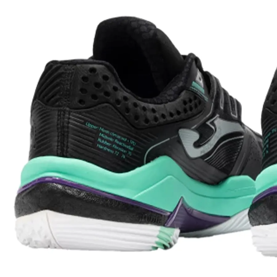 Imagen 4 de 5 de Zapatillas Joma Zapatilla Pádel Slam-NEGRO/VERDE AGUA/PLATA