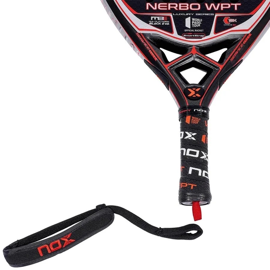 Imagen 5 de 7 de Paleta Nox Nerbo World Padel Tour Official 2022-NEGRO/ROJO/GRIS
