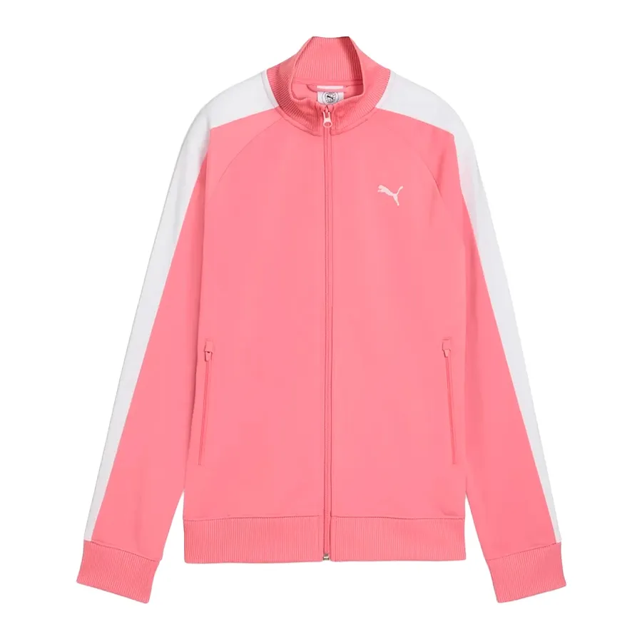 Imagen 1 de 3 de Campera Puma T7 Foundation Poly Track-ROSA/BLANCO