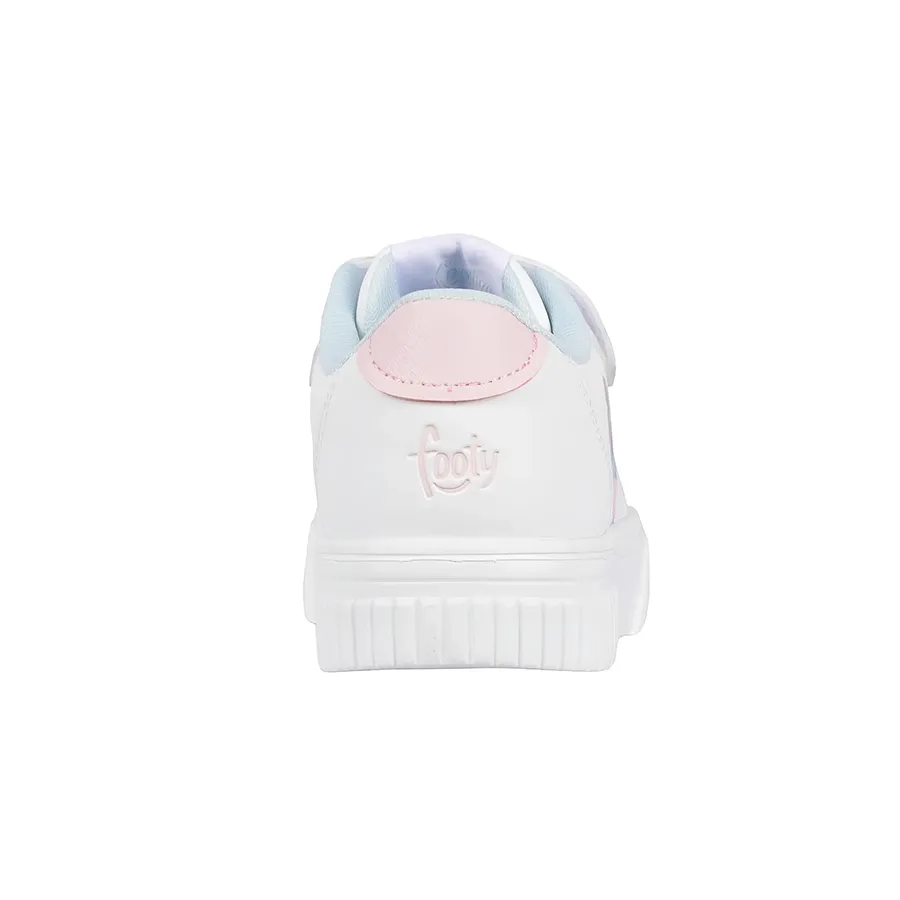 Imagen 2 de 3 de Zapatillas Footy Stitch 25-BLANCO/ROSA/CELESTE
