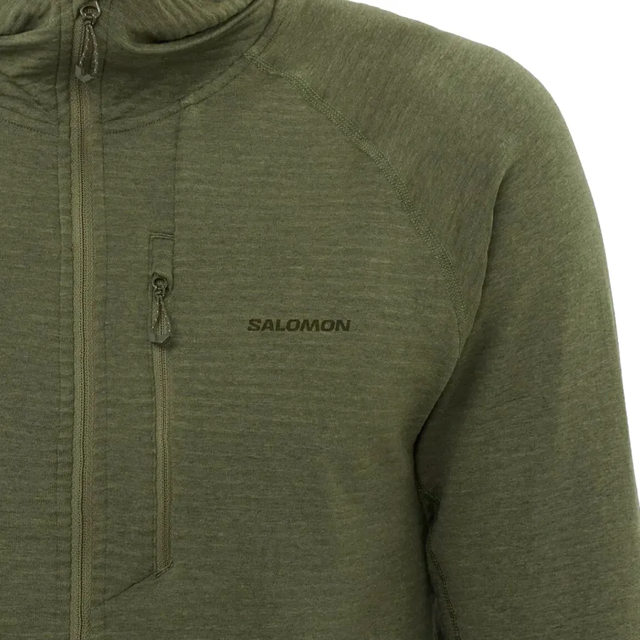 Imagen 3 de 7 de Campera Salomon Essential Lightwarm-VERDE MUSGO