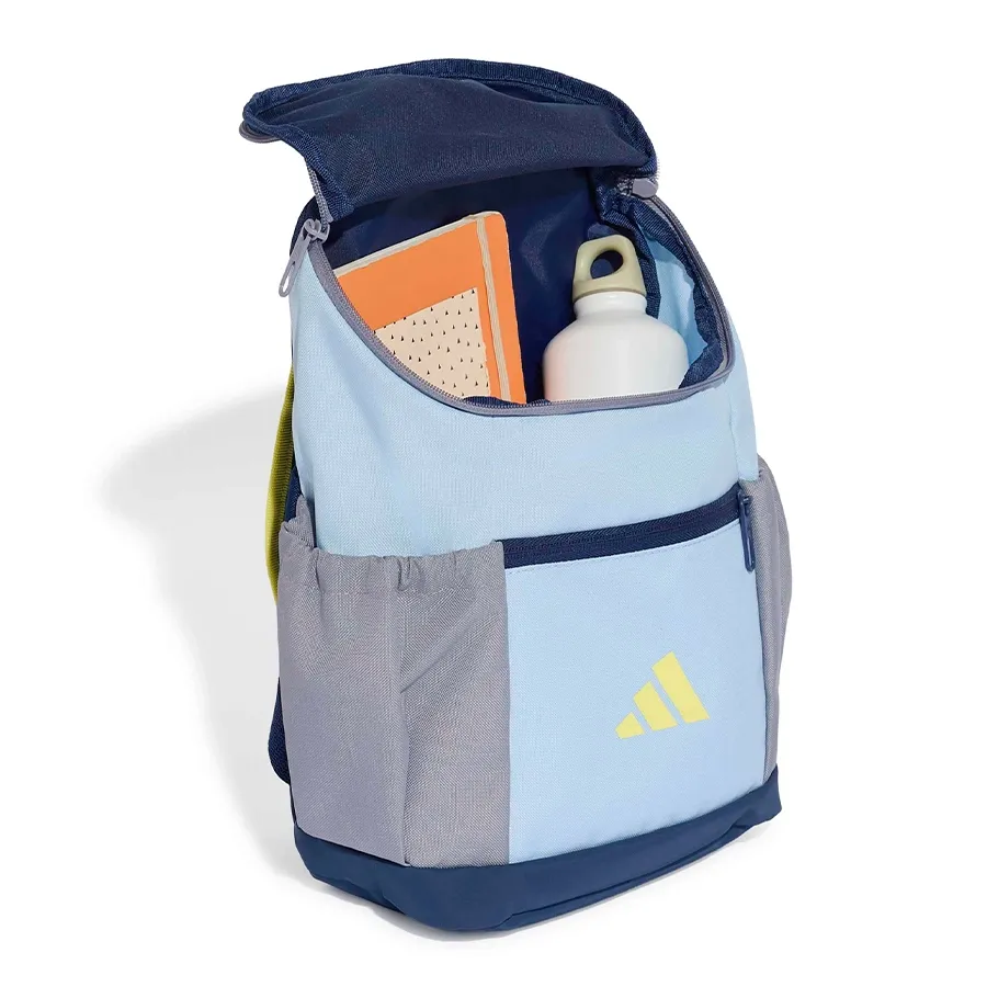 Imagen 2 de 8 de Mochila adidas Essentials Niños-CELESTE/MARINO/GRIS