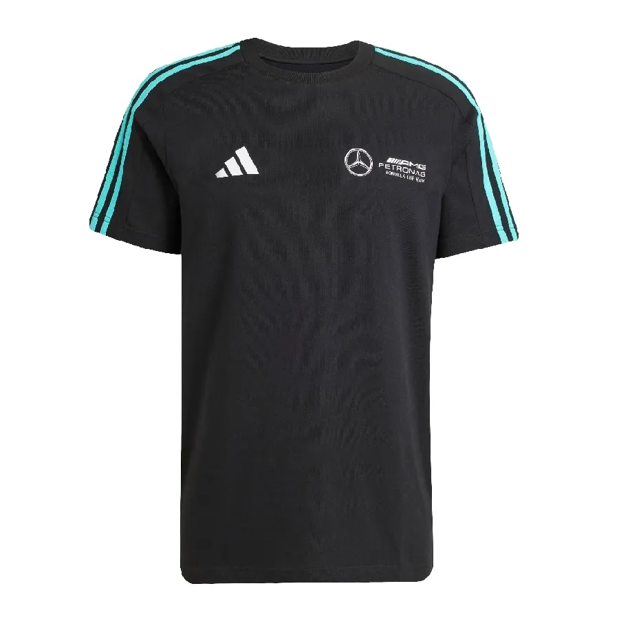 Imagen 3 de 6 de Remera adidas ADN Mercedes- AMG Petronas Formula One Team-NEGRO/TURQUESA