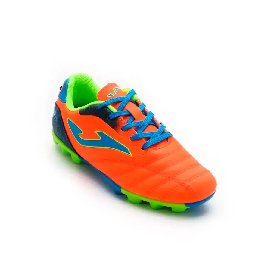 Imagen 1 de 4 de Botines Joma Toledo Campo Jr Fw-NARANJA/AZUL
