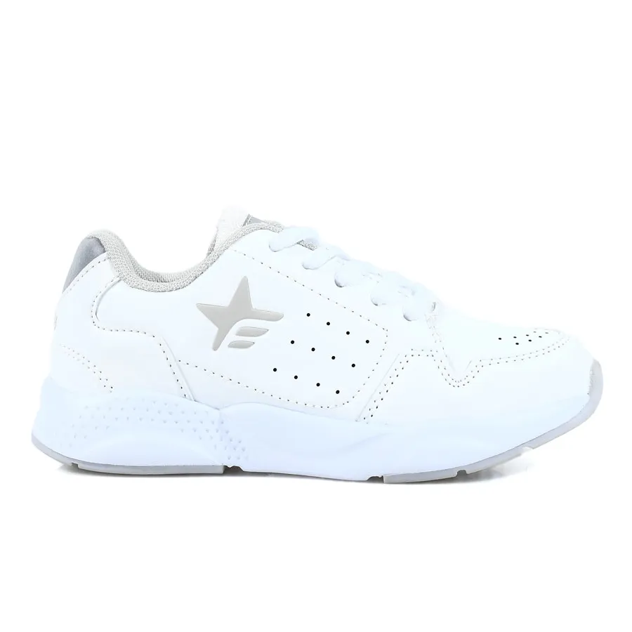 Imagen 0 de 3 de Zapatillas Footy Escolar Cambridge 21-BLANCO/GRIS