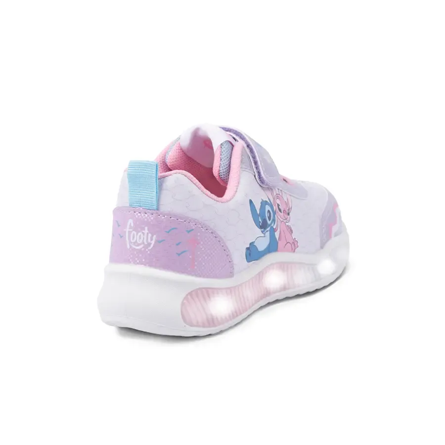 Imagen 2 de 5 de Zapatillas Footy Stitch Línea Plus-ROSA/VIOLETA/BLANCO