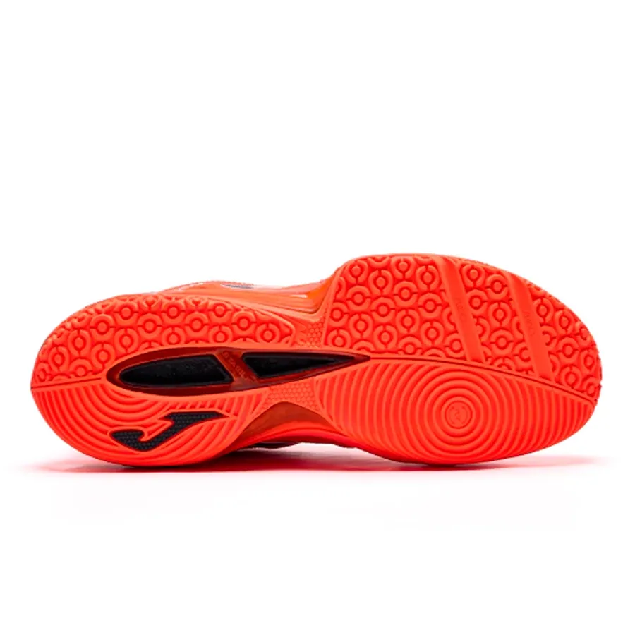 Imagen 4 de 7 de Zapatillas Joma Padel Slam W2408-NARANJA FLUOR/AZUL/NEGRO