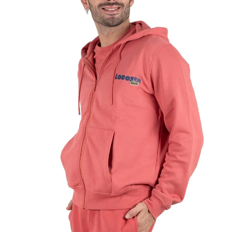 Imagen 0 de 4 de Campera Lacoste Triple Logo-CORAL