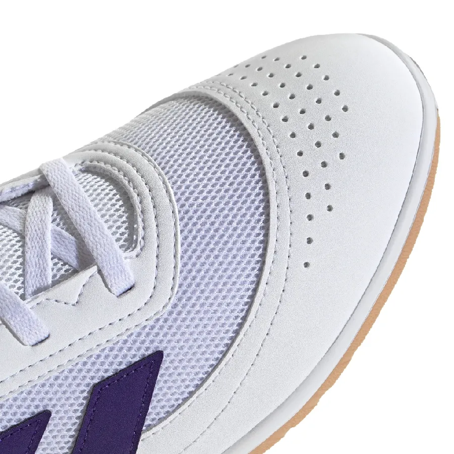 Imagen 5 de 7 de Botines adidas Predator Club In-BLANCO/PURPURA/AMARILLO FLUOR