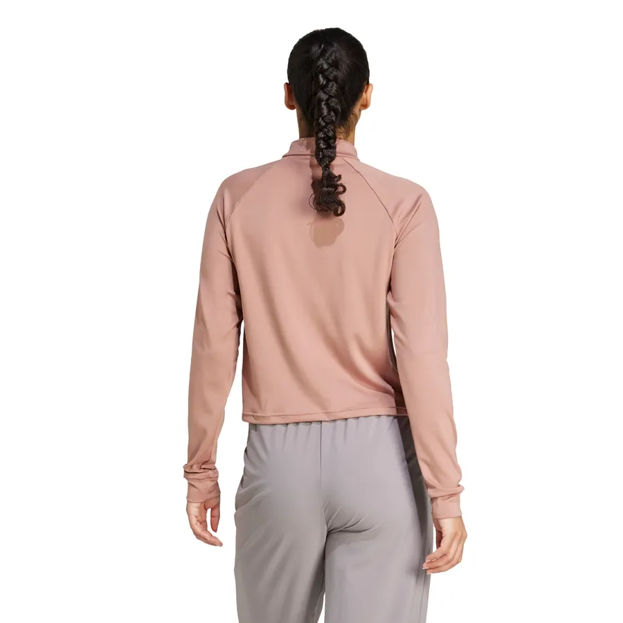 Imagen 1 de 5 de Buzo adidas Tr-Es 1/4 Zip-NUDE