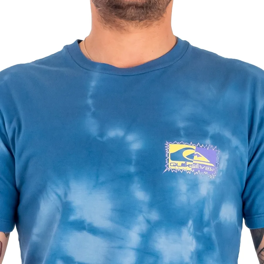 Imagen 2 de 4 de Remera Quiksilver Mc The Split-AZUL