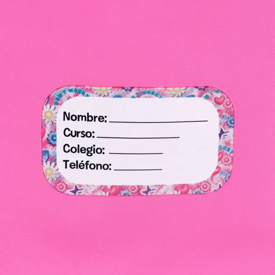 Imagen 6 de 7 de Mochila Footy C/Carro Capybag 18"-ROSA/MARRON